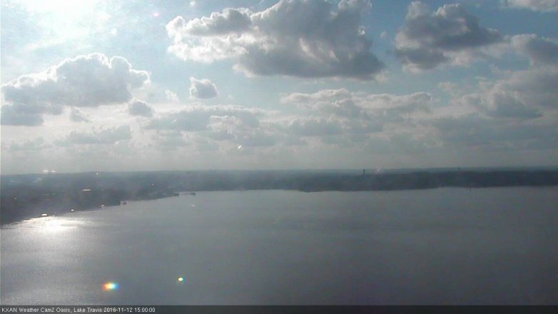 Lake Travis webcam, November 12, 2016 2:10 PM CT