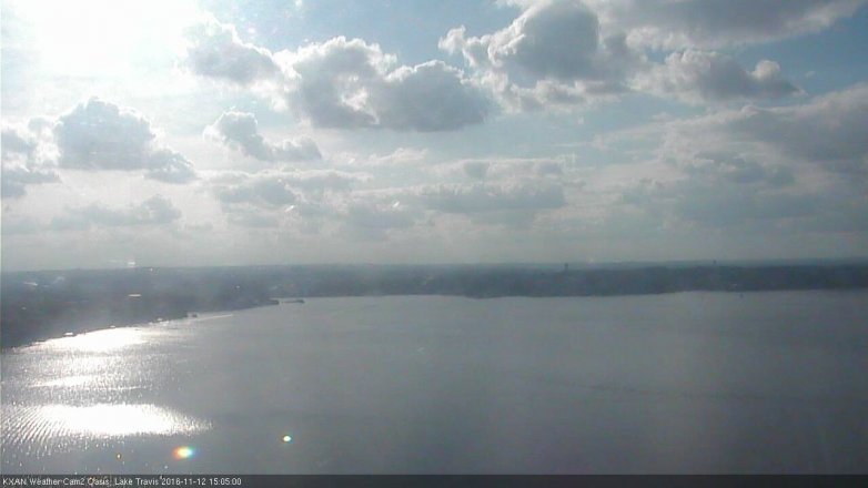 Lake Travis webcam, November 12, 2016 2:25 PM CT