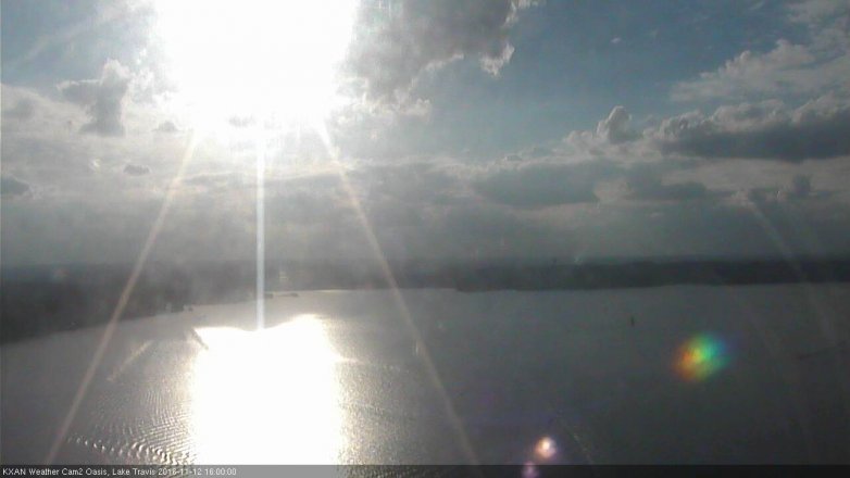 Lake Travis webcam, November 12, 2016 3:05 PM CT