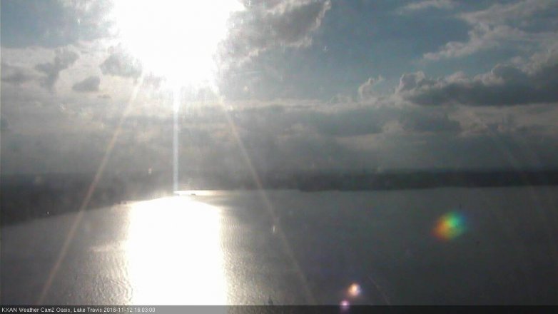 Lake Travis webcam, November 12, 2016 3:10 PM CT