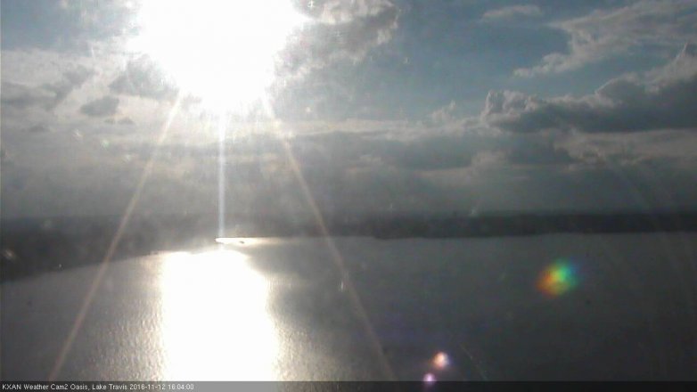 Lake Travis webcam, November 12, 2016 3:30 PM CT