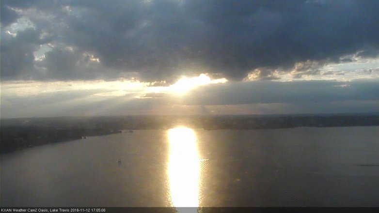 Lake Travis webcam, November 12, 2016 4:15 PM CT