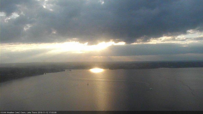 Lake Travis webcam, November 12, 2016 4:20 PM CT