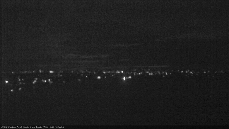 Lake Travis webcam, November 12, 2016 5:35 PM CT