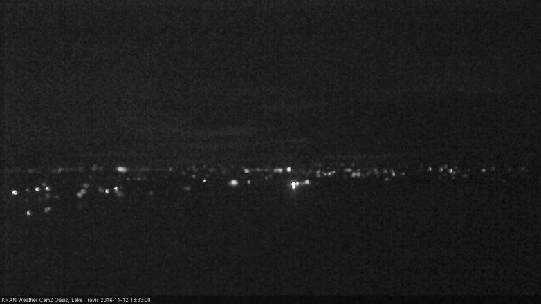 Lake Travis webcam, November 12, 2016 5:45 PM CT