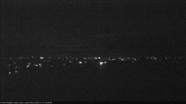 Lake Travis webcam, November 12, 2016 6:00 PM CT
