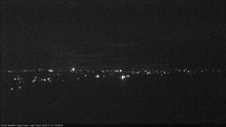 Lake Travis webcam, November 12, 2016 6:05 PM CT