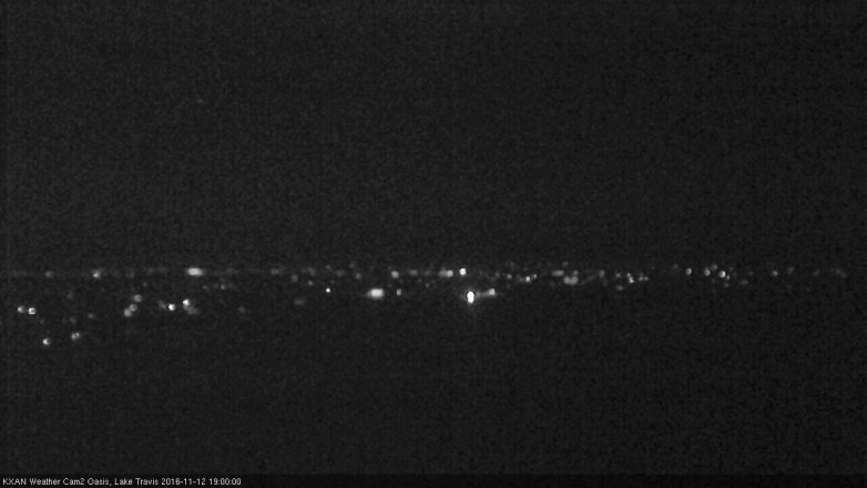 Lake Travis webcam, November 12, 2016 6:30 PM CT