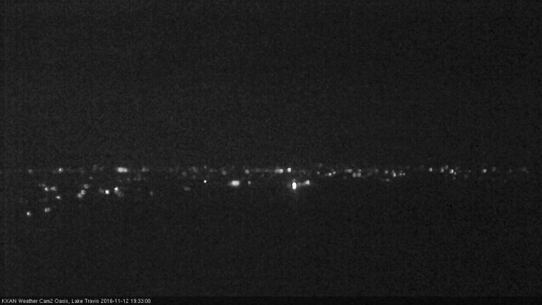 Lake Travis webcam, November 12, 2016 6:50 PM CT