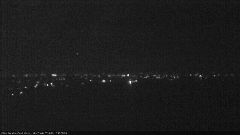 Lake Travis webcam, November 12, 2016 7:05 PM CT