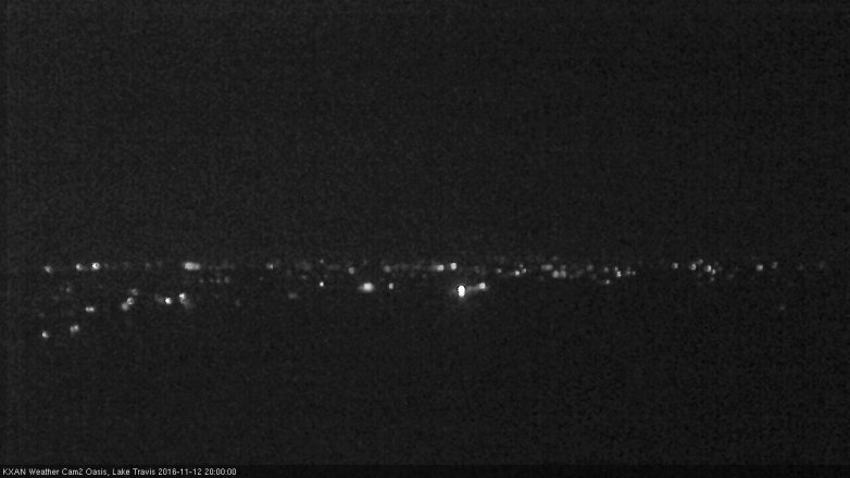 Lake Travis webcam, November 12, 2016 7:20 PM CT
