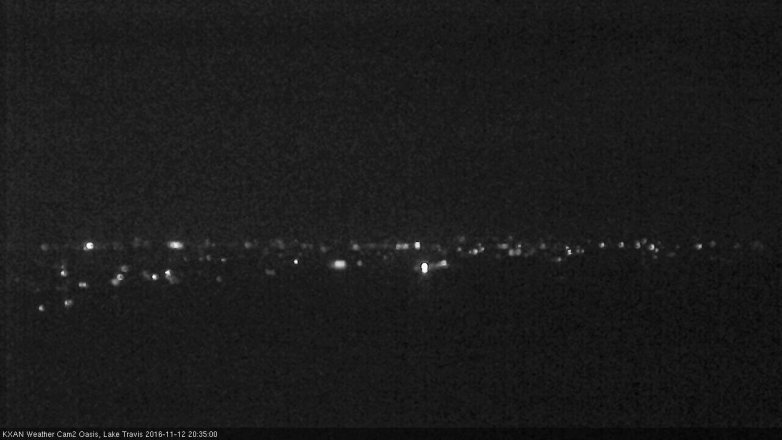 Lake Travis webcam, November 12, 2016 7:55 PM CT