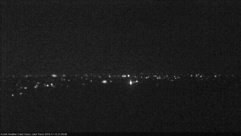 Lake Travis webcam, November 12, 2016 8:15 PM CT