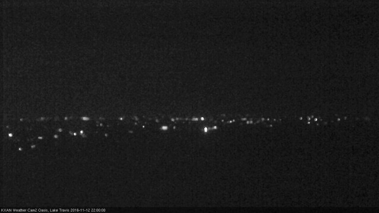 Lake Travis webcam, November 12, 2016 9:05 PM CT