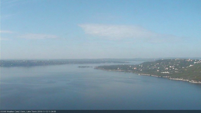 Lake Travis webcam, November 13, 2016 10:40 AM CT