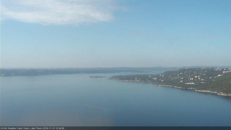 Lake Travis webcam, November 13, 2016 11:10 AM CT