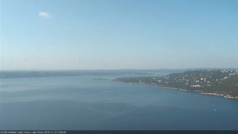 Lake Travis webcam, November 13, 2016 12:35 PM CT