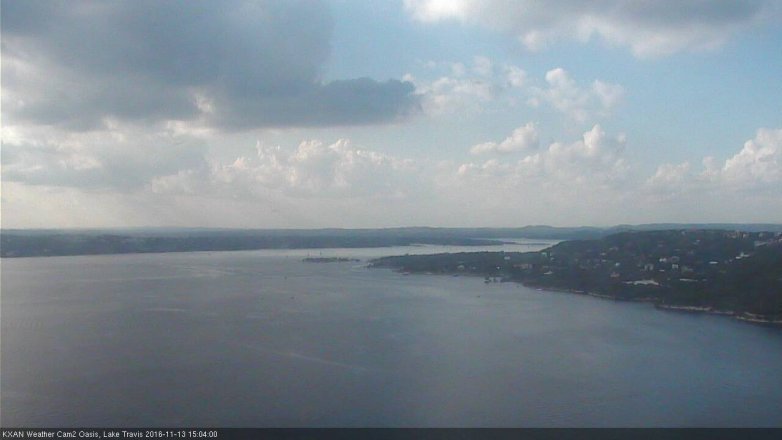 Lake Travis webcam, November 13, 2016 2:20 PM CT