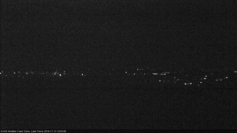 Lake Travis webcam, November 13, 2016 6:15 PM CT
