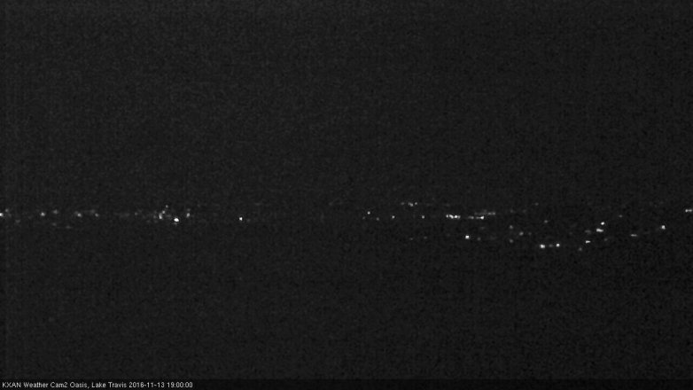 Lake Travis webcam, November 13, 2016 6:25 PM CT