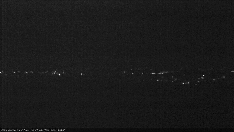 Lake Travis webcam, November 13, 2016 6:35 PM CT