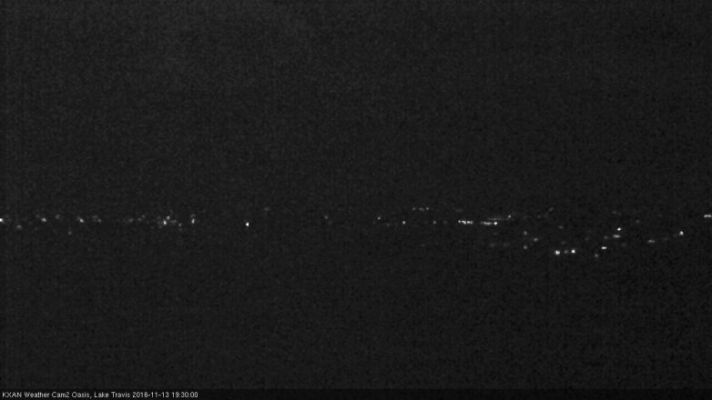 Lake Travis webcam, November 13, 2016 6:45 PM CT