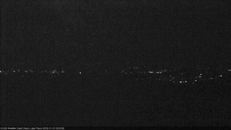Lake Travis webcam, November 13, 2016 6:55 PM CT