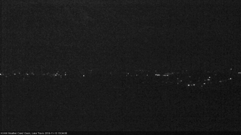 Lake Travis webcam, November 13, 2016 7:05 PM CT