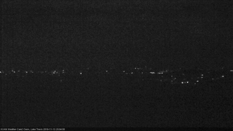 Lake Travis webcam, November 13, 2016 7:20 PM CT