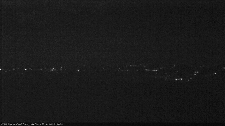 Lake Travis webcam, November 13, 2016 8:10 PM CT