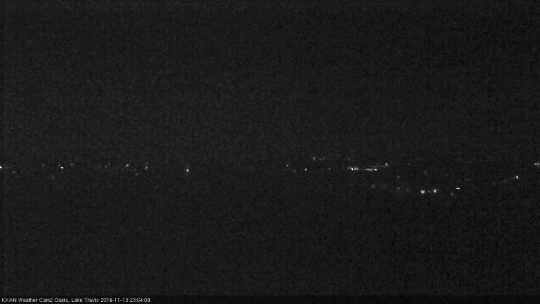 Lake Travis webcam, November 13, 2016 10:10 PM CT