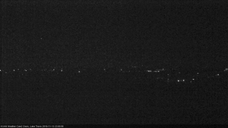 Lake Travis webcam, November 13, 2016 10:25 PM CT