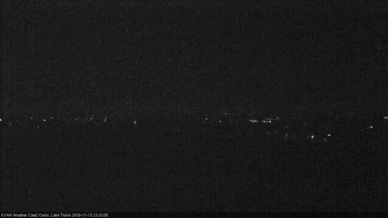 Lake Travis webcam, November 13, 2016 10:55 PM CT