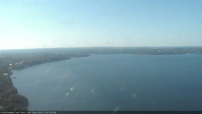 Lake Travis webcam, November 14, 2016 11:10 AM CT
