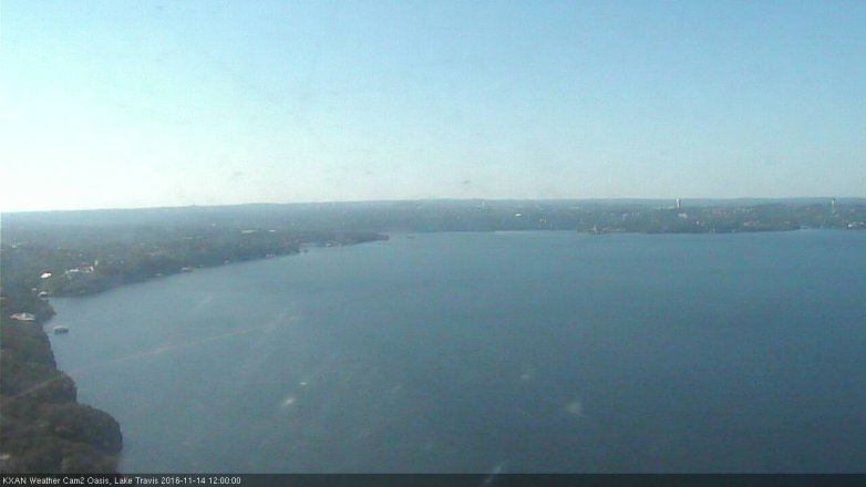 Lake Travis webcam, November 14, 2016 11:25 AM CT