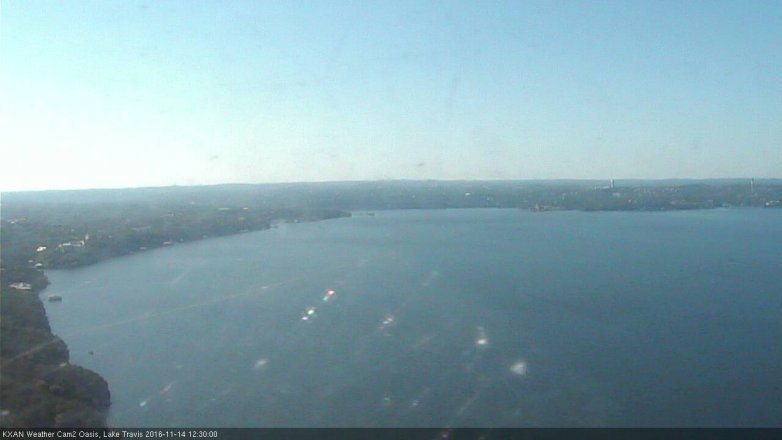 Lake Travis webcam, November 14, 2016 11:50 AM CT