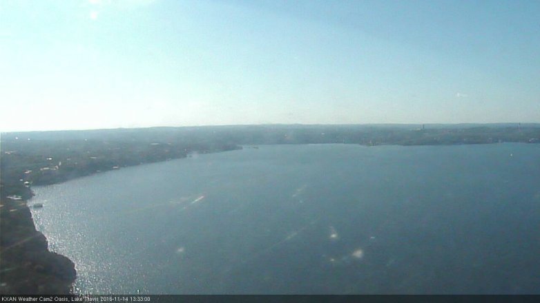 Lake Travis webcam, November 14, 2016 1:05 PM CT