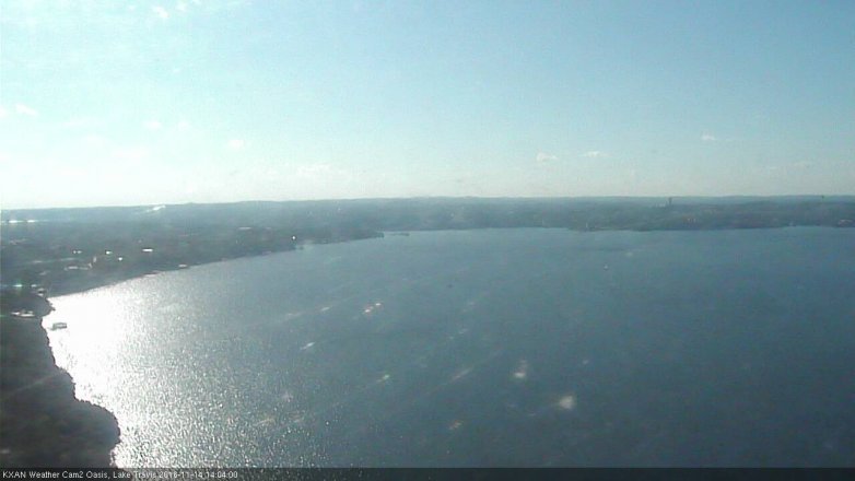 Lake Travis webcam, November 14, 2016 1:25 PM CT