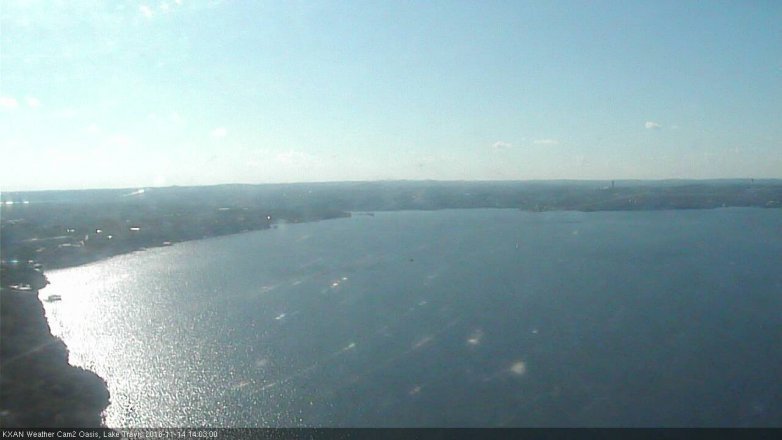 Lake Travis webcam, November 14, 2016 1:30 PM CT