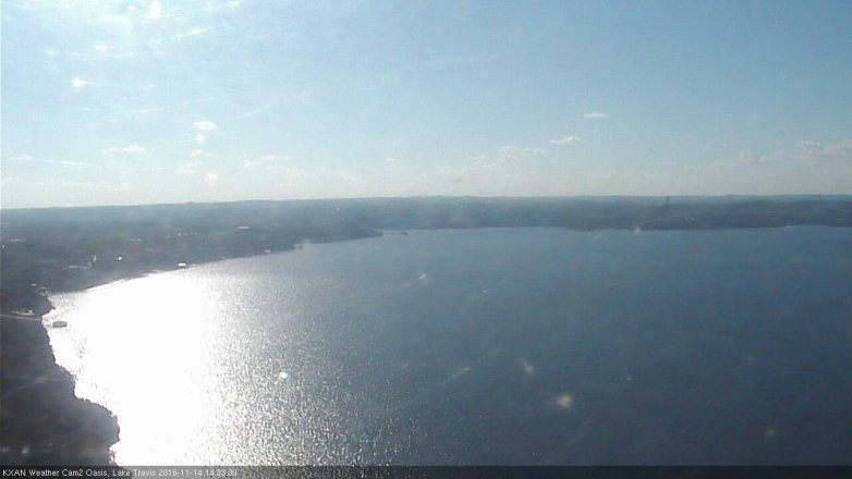 Lake Travis webcam, November 14, 2016 1:55 PM CT