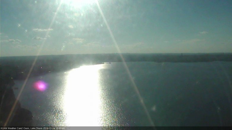 Lake Travis webcam, November 14, 2016 3:00 PM CT