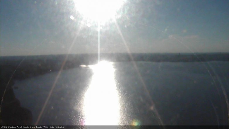 Lake Travis webcam, November 14, 2016 3:10 PM CT