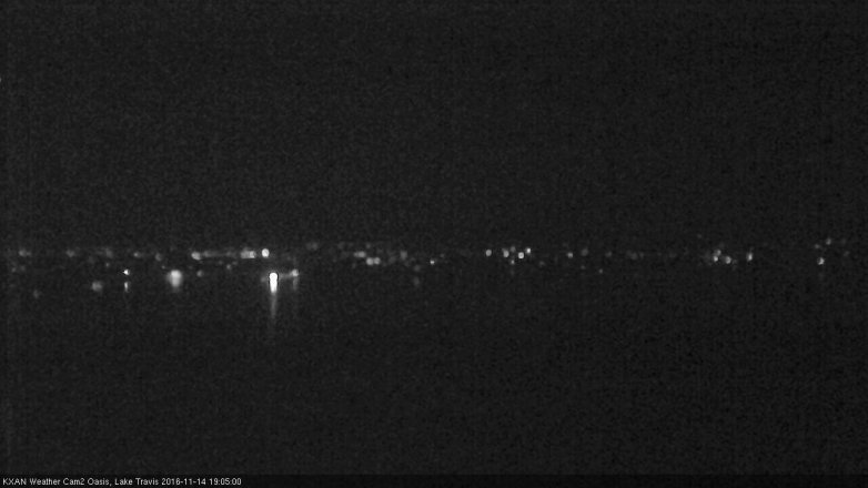 Lake Travis webcam, November 14, 2016 6:10 PM CT
