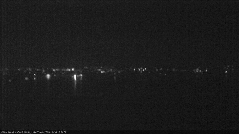 Lake Travis webcam, November 14, 2016 6:15 PM CT