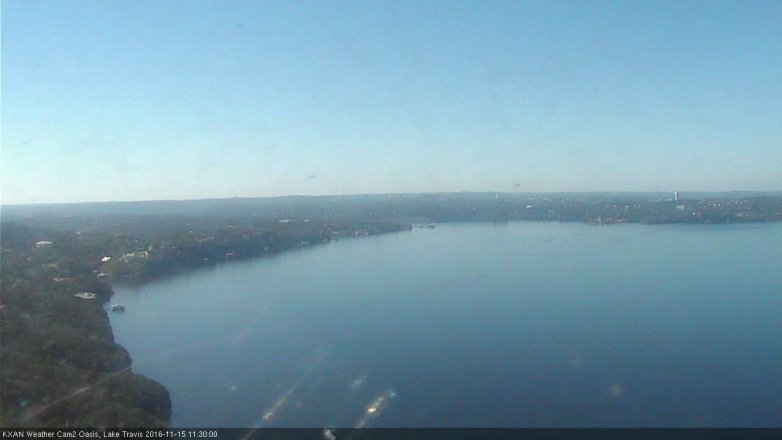 Lake Travis webcam, November 15, 2016 10:55 AM CT