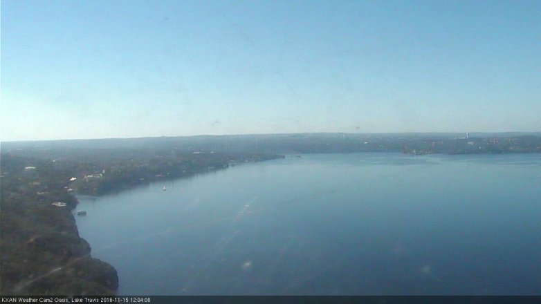 Lake Travis webcam, November 15, 2016 11:35 AM CT