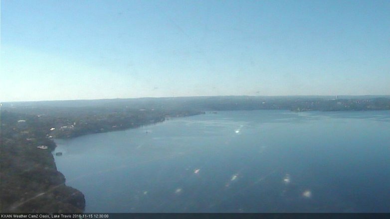 Lake Travis webcam, November 15, 2016 11:45 AM CT