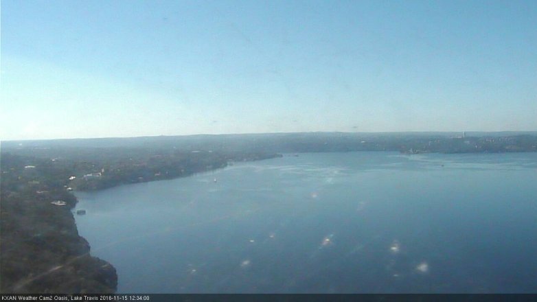 Lake Travis webcam, November 15, 2016 11:55 AM CT