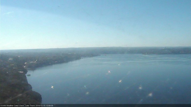 Lake Travis webcam, November 15, 2016 12:15 PM CT
