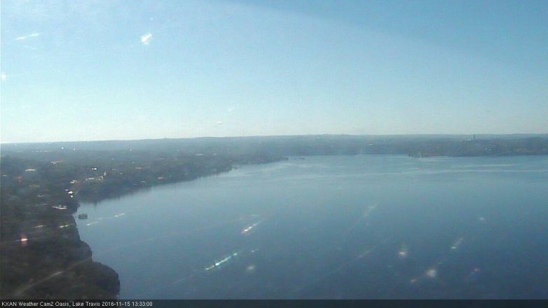 Lake Travis webcam, November 15, 2016 12:50 PM CT